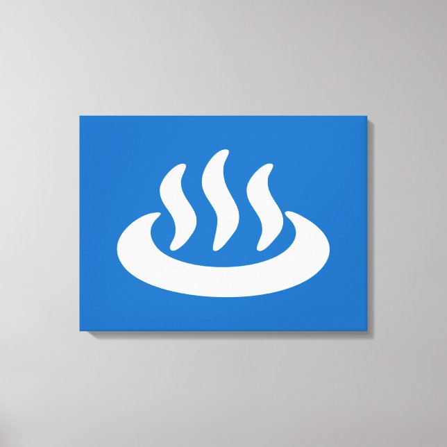 Onsen ♨ Hot Spring 温泉 Japanese Sign (Front)