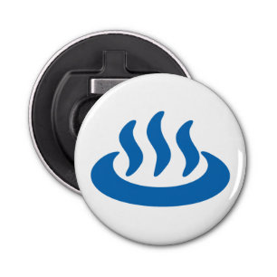 Onsen ♨ Hot Spring 温泉 Japanese Sign Bottle Opener