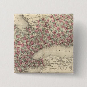 Ontario 15 Cm Square Badge