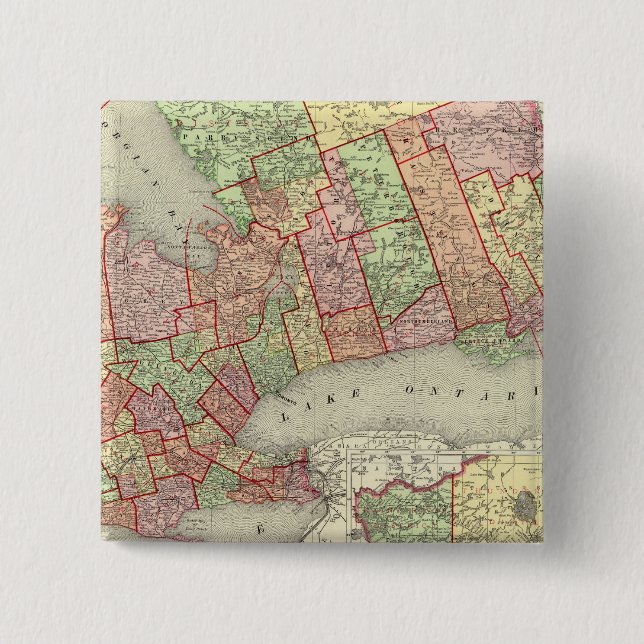 Ontario 4 15 cm square badge (Front)