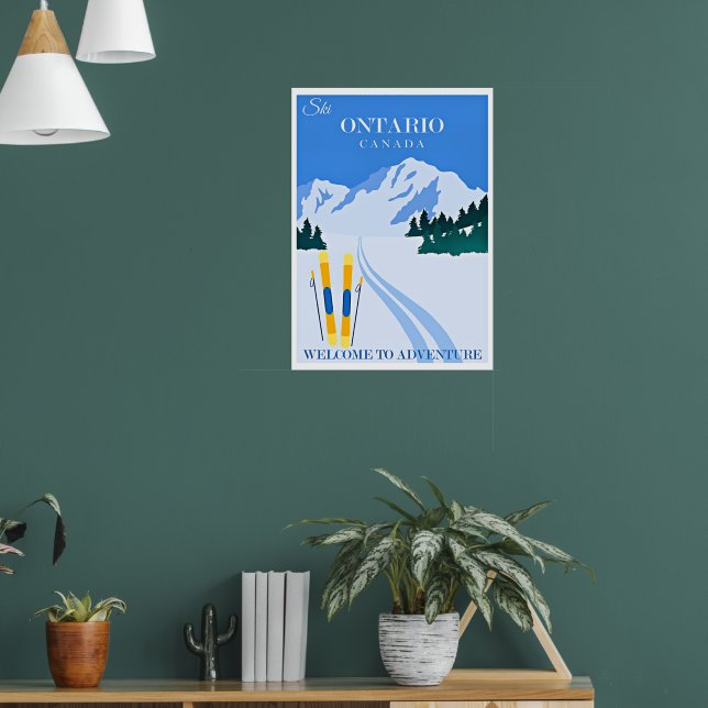 Ontario, Canada travel poster (Living Room 1)