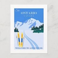 Ontario, Canada travel poster,