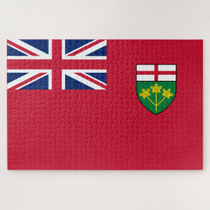 Ontario Flag Jigsaw Puzzle