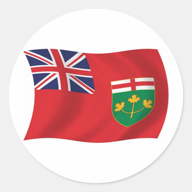 Ontario Flag Sticker (Front)