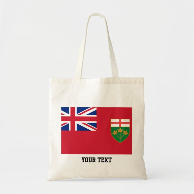 Ontario flag tote bag (Front)