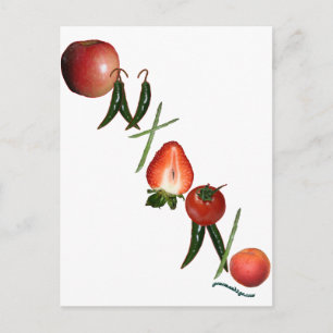 Ontario Fruit and Vegetables Postcard