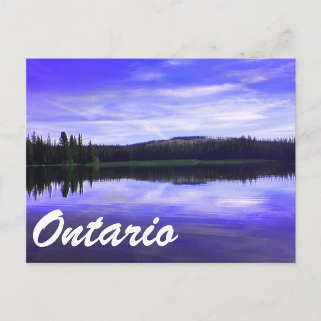 Ontario Lakes Postcard (Front)