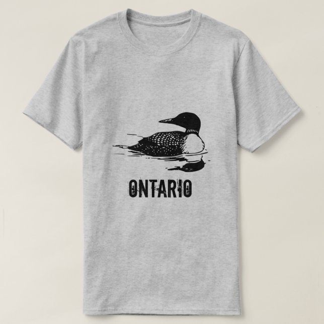 Ontario Loon T-Shirt (Design Front)