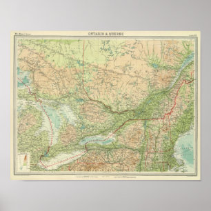 Ontario & Quebec Poster