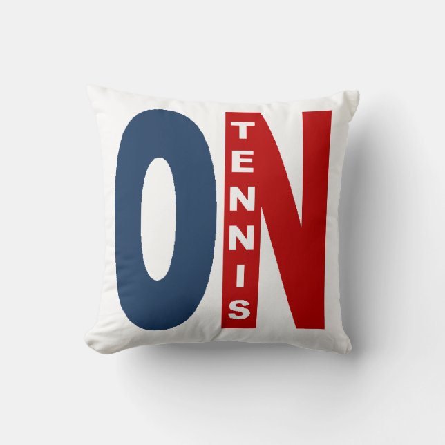 ONTARIO TENNIS Decorative Cushion (Front)
