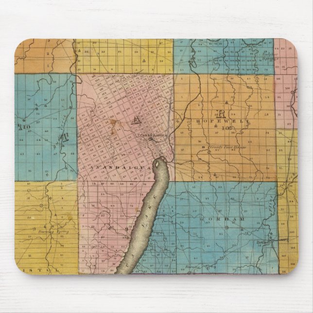 Ontario, Yates counties Mouse Pad (Front)