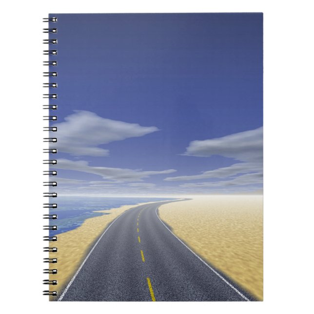 OnTheRoadAgain - Fine Day Spiral Notebook (Front)