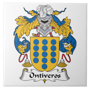 Ontiveros Family Crest Tile