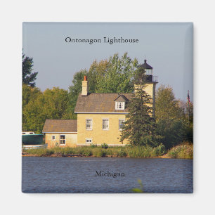 Ontonagon Lighthouse 2023 magnet