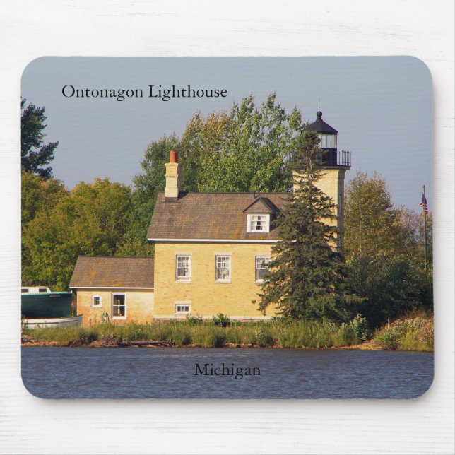 Ontonagon Lighthouse 2023 mousepad (Front)