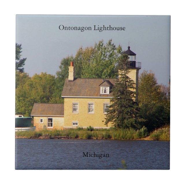 Ontonagon Lighthouse 2023 tile (Front)