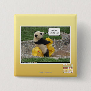 Onwurd, nobul steed! 15 cm square badge