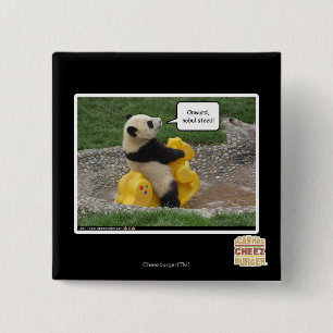 Onwurd, nobul steed! 15 cm square badge