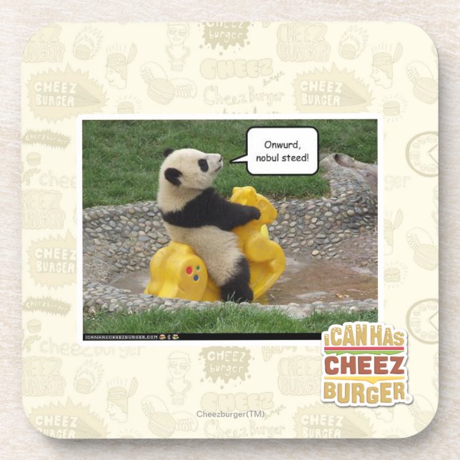 Onwurd, nobul steed! coaster (Front)