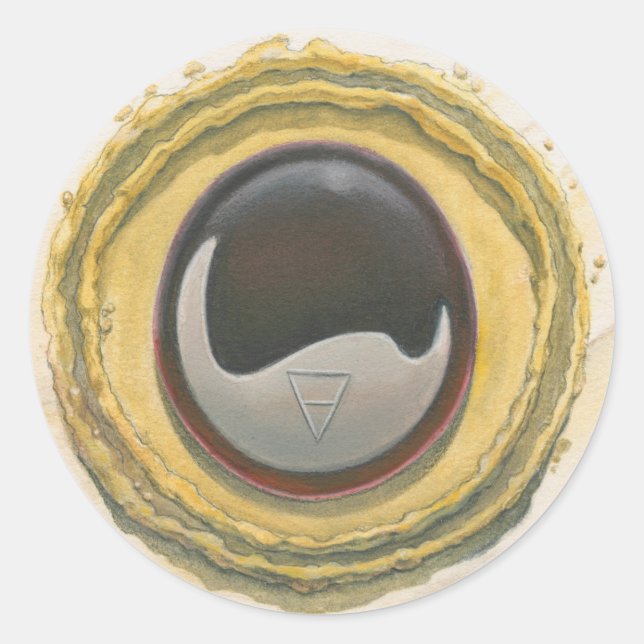 Onyx Core Classic Round Sticker (Front)