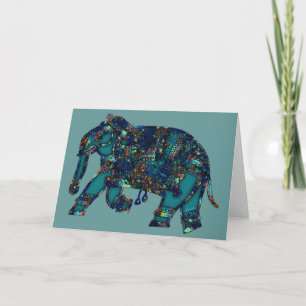 Onyx Elephant Card