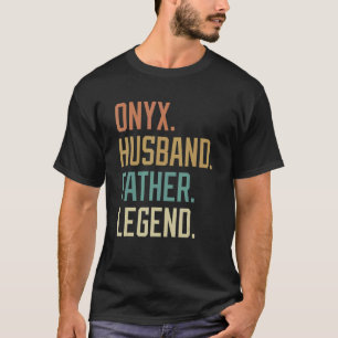 Onyx Husband Father Legend Father's Day Retro T-Shirt