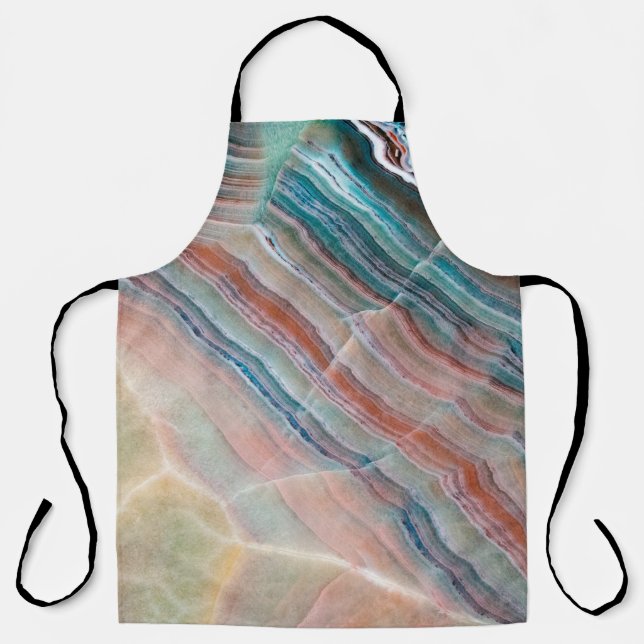 onyx marble texture background of natural stonesto apron (Front)