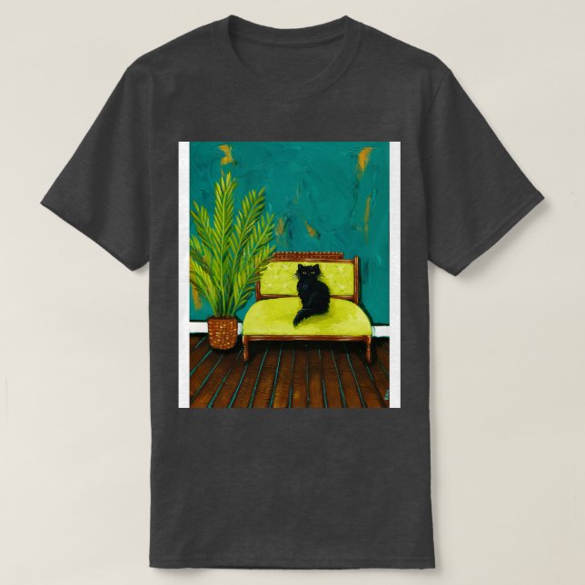 Onyx On the Settee T-Shirt (Design Front)