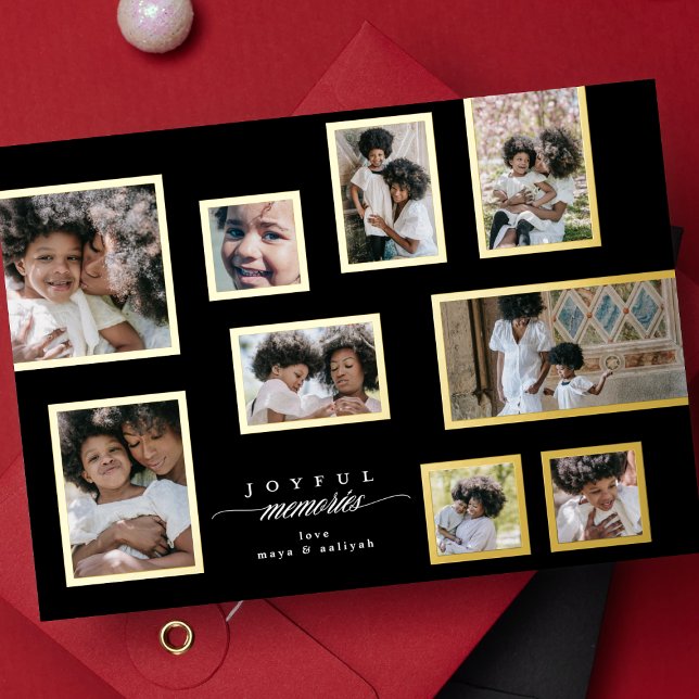 Onyx Photo Collage Frames Modern Joyful Moments (Creator Uploaded)
