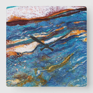 Onyx Stone Pattern Acrylic Wall Clock