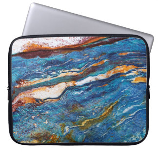 Onyx Stone Pattern Laptop Sleeve