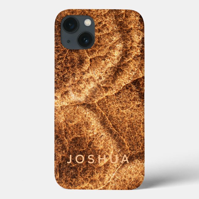 Onyx Stone Phone/iPad Case Custom Name (Back)