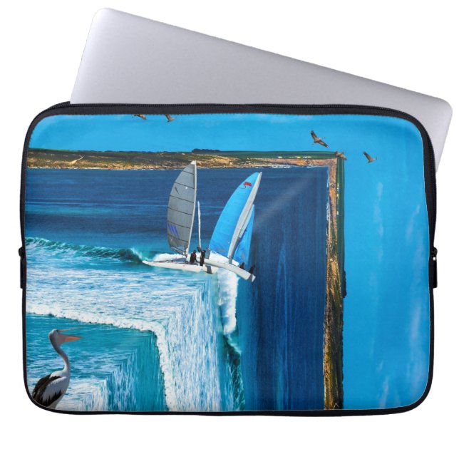Oo Said The Pelican, Laptop Sleeve (Front)