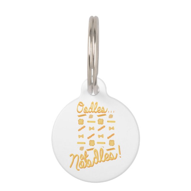 Oodles of Noodles Pet Tag (Front)