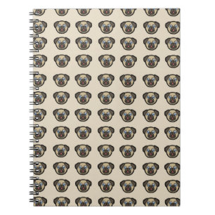 Oodles of Pugs Spiral Notebook
