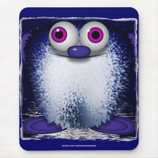 Oogle the Cute Wuzzy Butt at Night Kids Mousepad (Front)