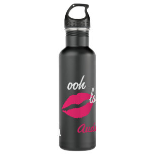Ooh la la! (matte black) 710 ml water bottle