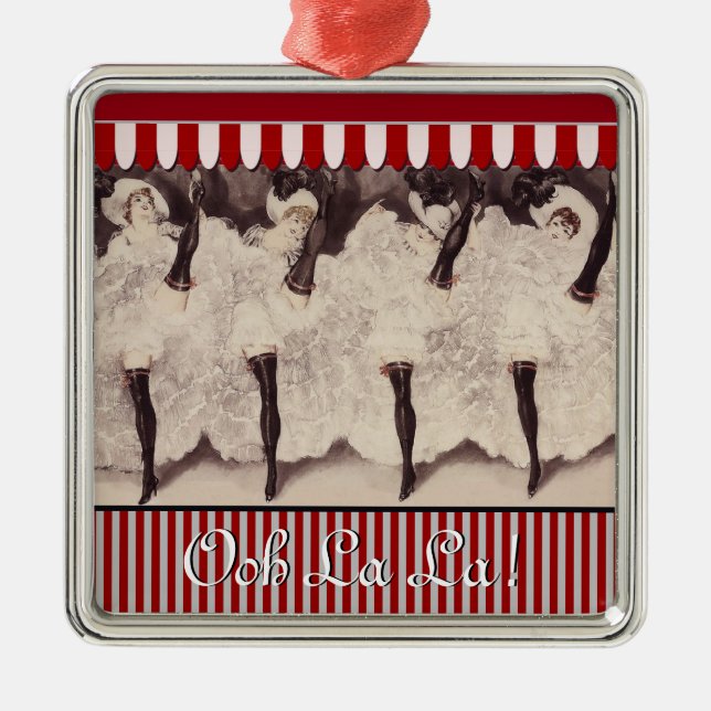 Ooh La La! Metal Tree Decoration (Front)