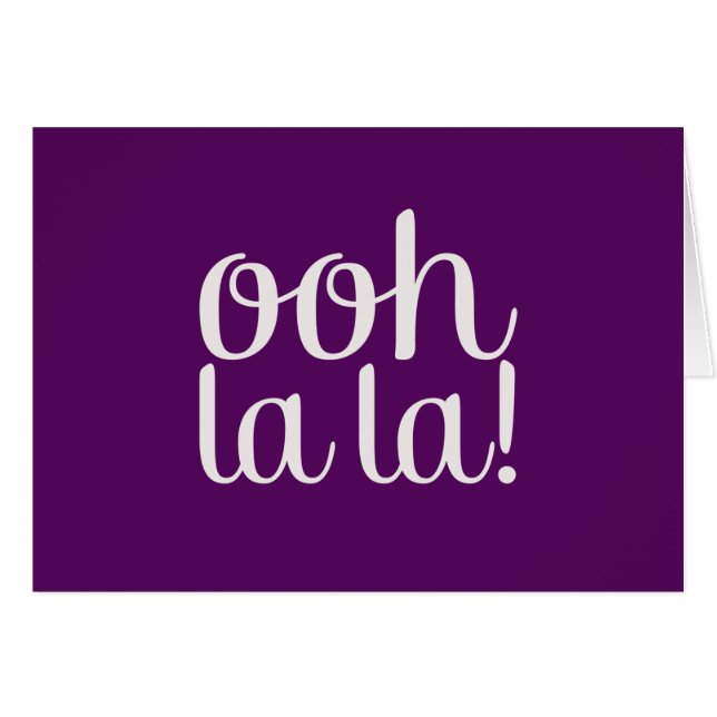 Ooh La La Purple (Front Horizontal)