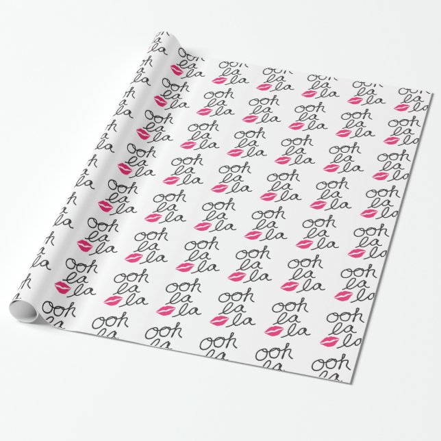 Ooh la la Wrapping Paper (Unrolled)