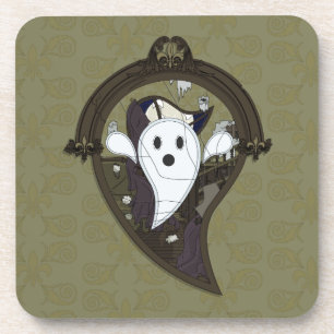 Ooh teh Ghost Square Coaster
