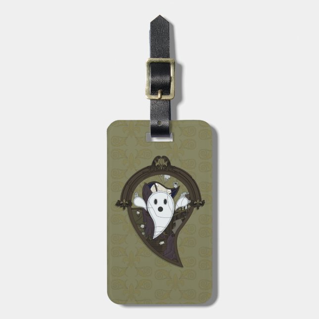 Ooh the Ghost Luggage Tag (Front Vertical)