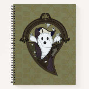 Ooh the Ghost Spiral Notebook