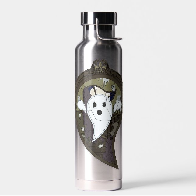 Ooh the Ghost Water Bottle (Left)