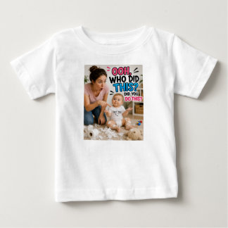 Ooh, Who Did This? – Funny Baby Trouble T-Shirt