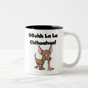 Oohhh La La Chihuahua T-shirts and Gifts Two-Tone Coffee Mug