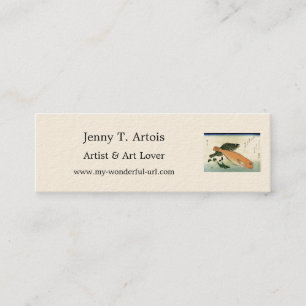 Oomon-hata & Shiro-amadai - Hiroshige's Fish Print Mini Business Card