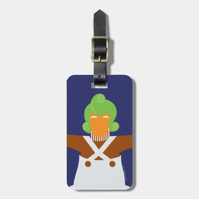 Oompa Loompa Arms Out Luggage Tag (Front Vertical)