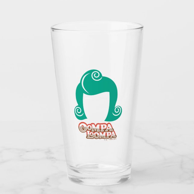 Oompa Loompa Hair Graphic Glass (Front)