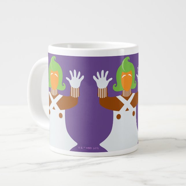 Oompa Loompa Hands Up Large Coffee Mug (Front Left)